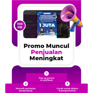 Pop Up Promo Website